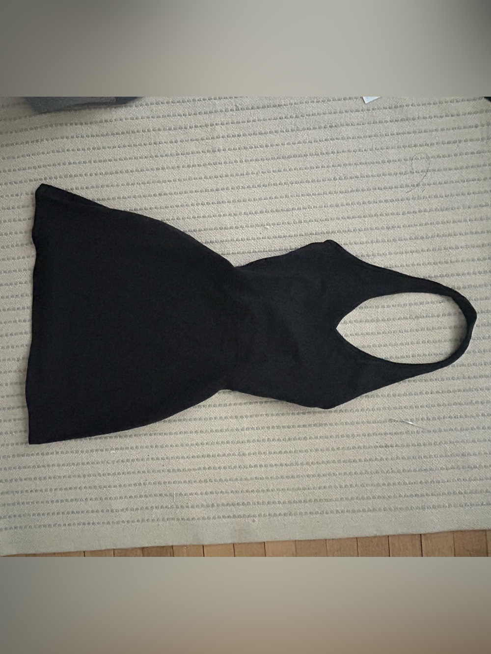 Aritzia Classic Black Halter Bodycon Dress -